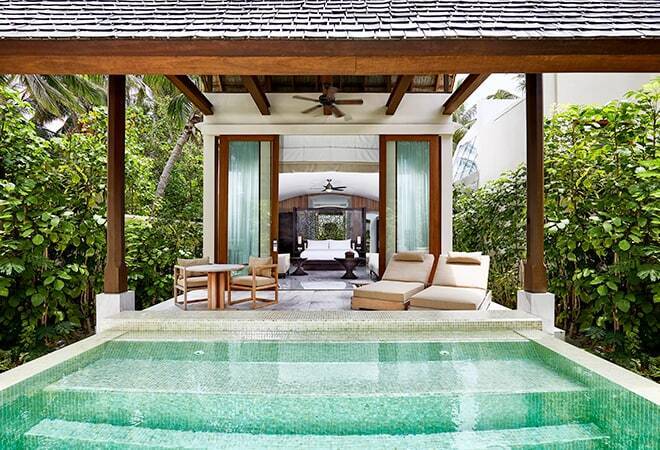 Two Bedroom Deluxe Beach Villa with Pool