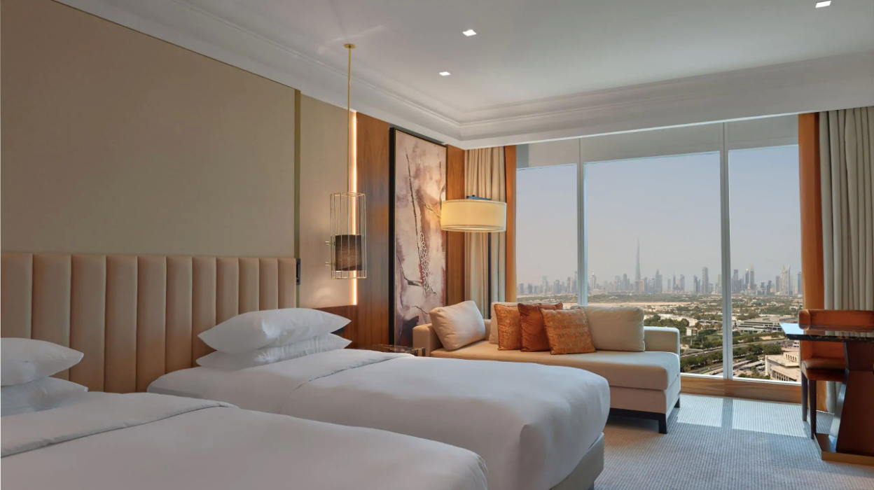 Twin Skyline View Room