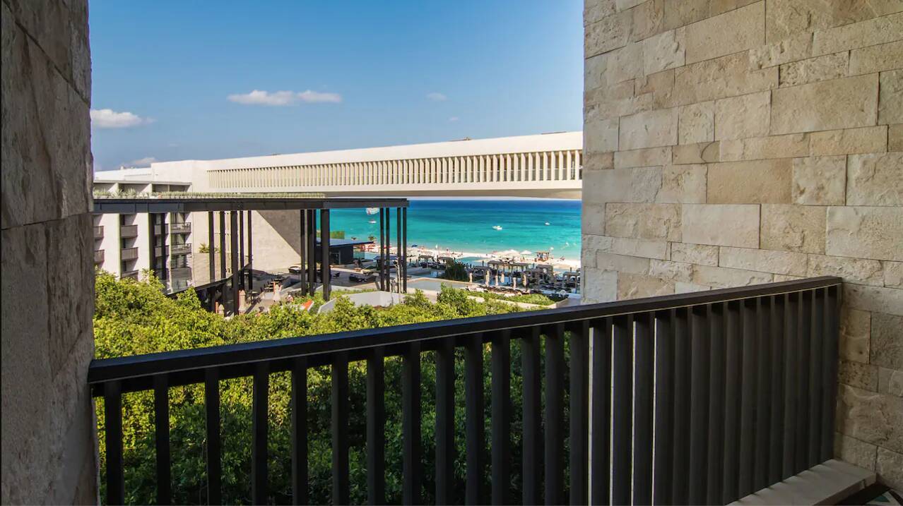 King Bed with Partial Ocean View