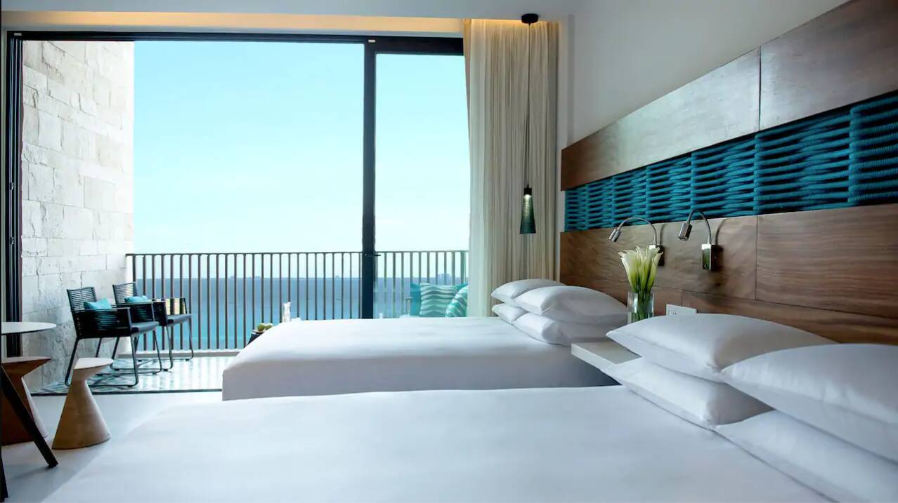 Two Queen Beds with Ocean View