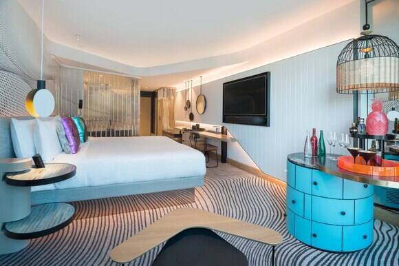 Standard King Room Partial River View 