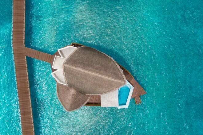 Overwater Pool Villa Sunrise view