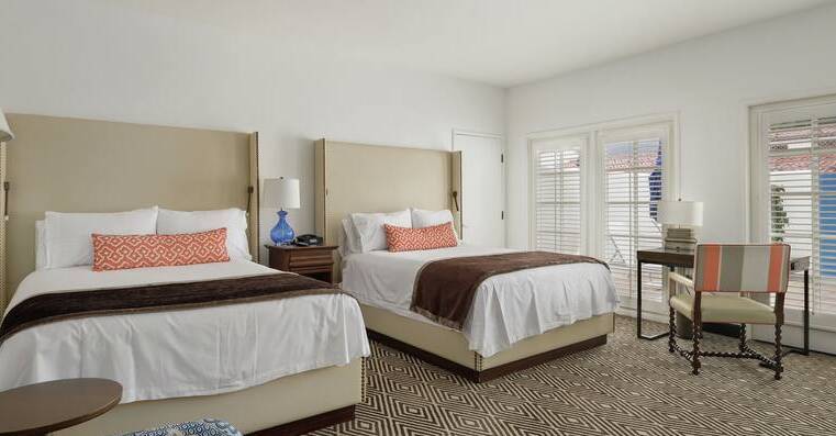 Resort Casita Two Queen Mobility Accessible Room with Bathtub