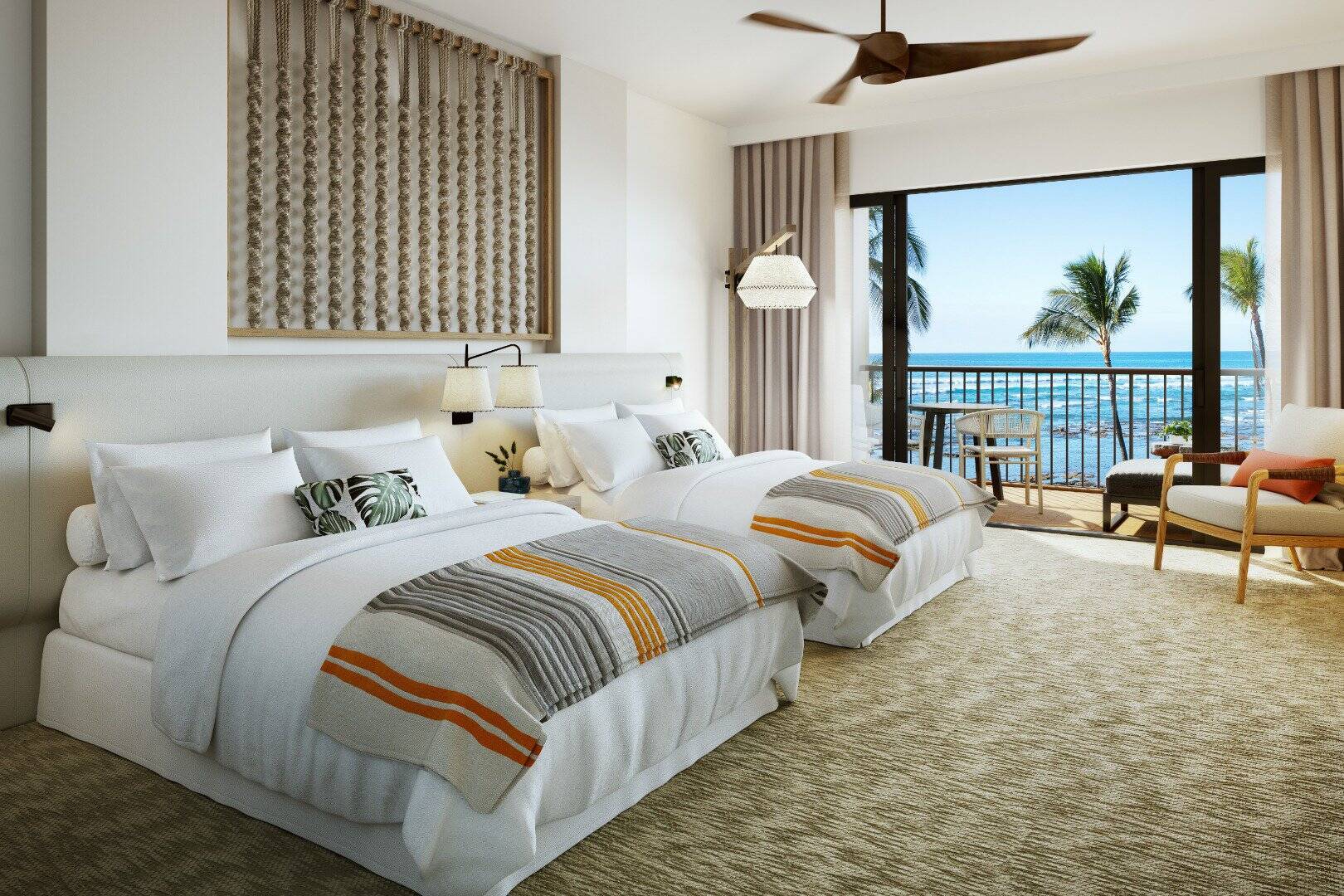 Oceanfront Two Queen Room