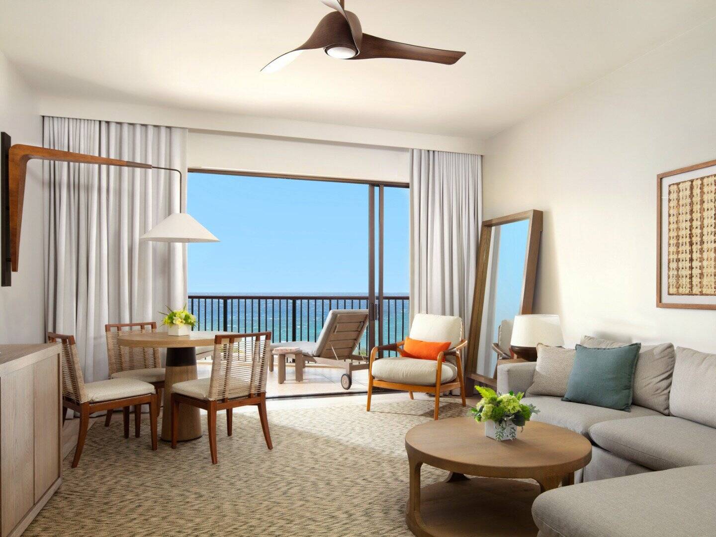 Oceanfront King Suite with Sofa Bed