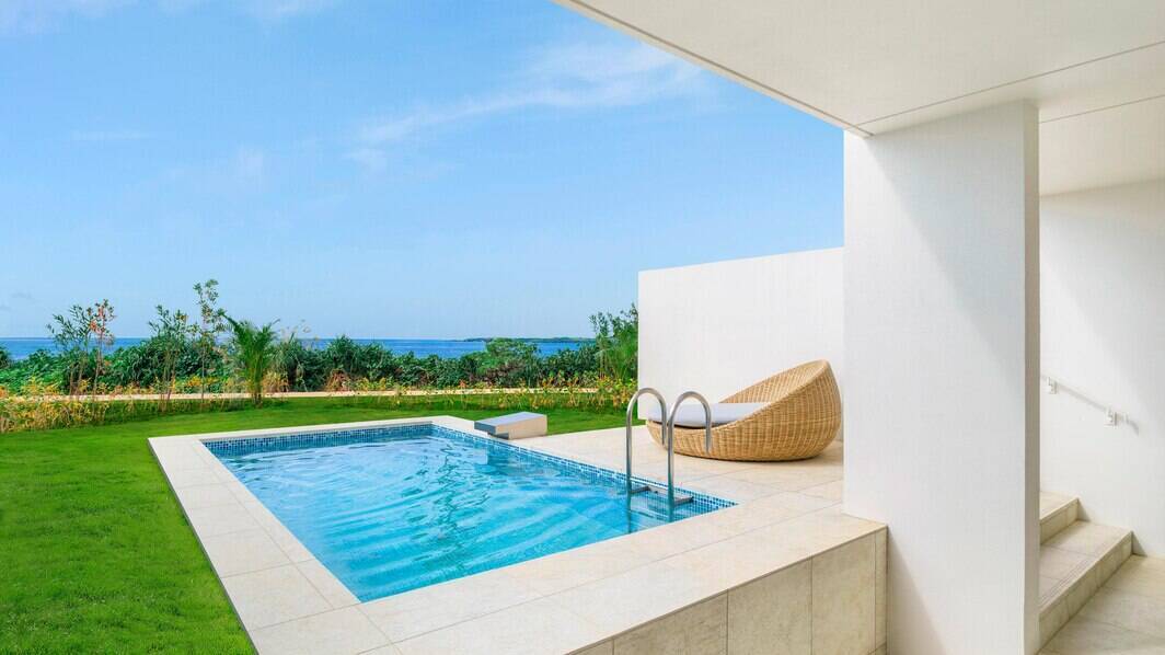 Junior Suite Two Double Sofa Bed Garden View Private Pool