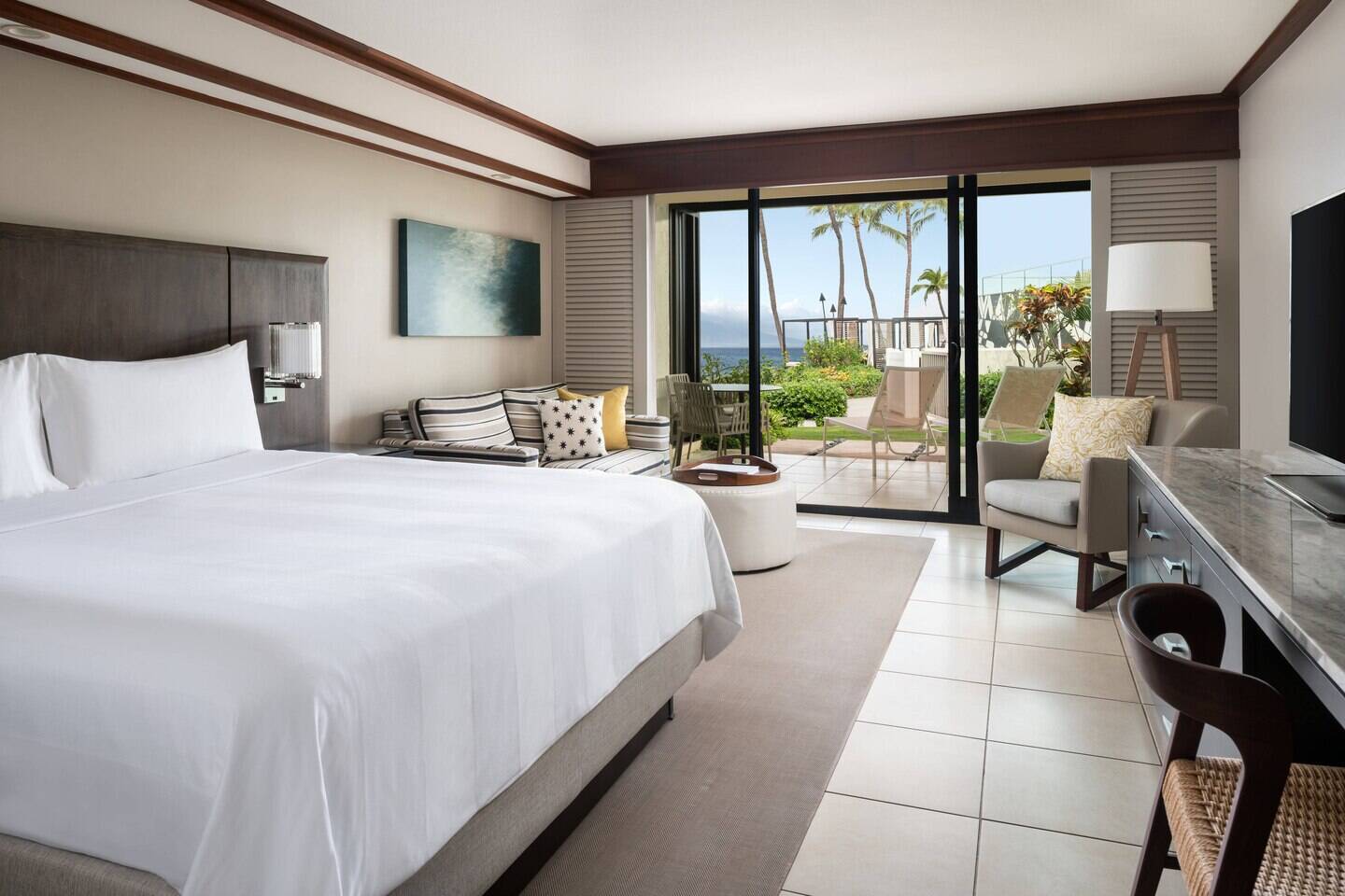 Ocean Oversized Lanai King Room