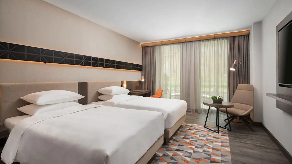 Two Twin Garden View Room