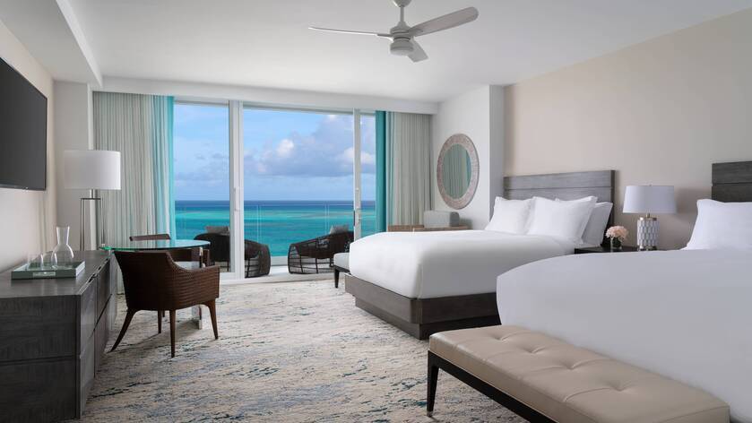 Deluxe Oceanfront Double Two Queen Room
