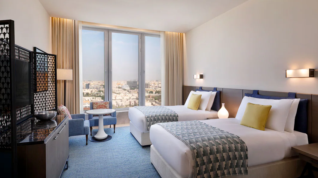 Deluxe Two Twin High Floor Room