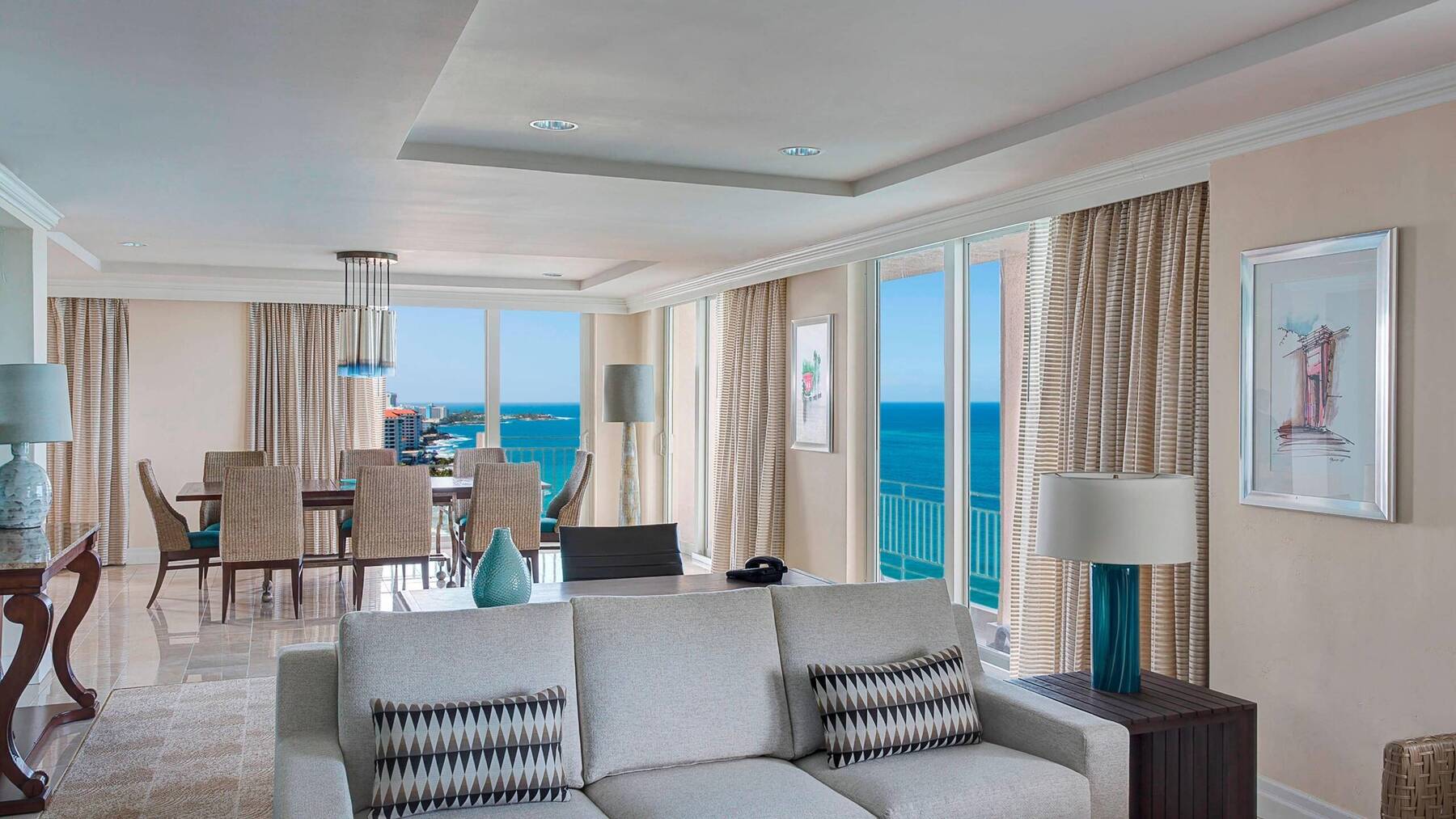 One Bedroom Presidential Suite One  King Sofa Bed Oceanfront