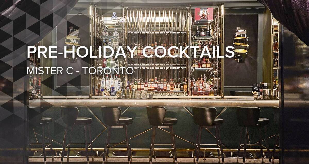 Pre-Holiday Cocktails at Mister C 