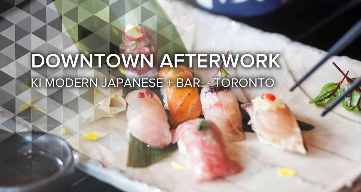 Downtown After-work Experience at Ki Modern Japanese + Bar 