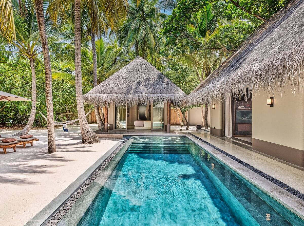 Family Beach Villa with Two Pools