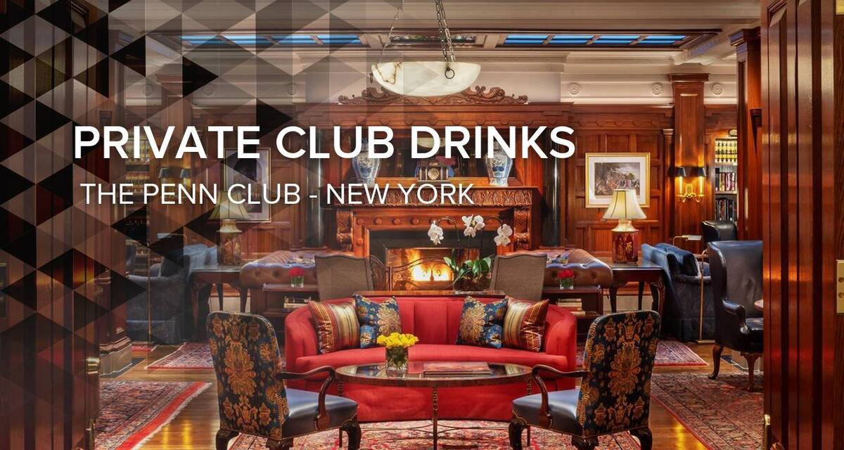 Private drinks at The Penn Club of New York