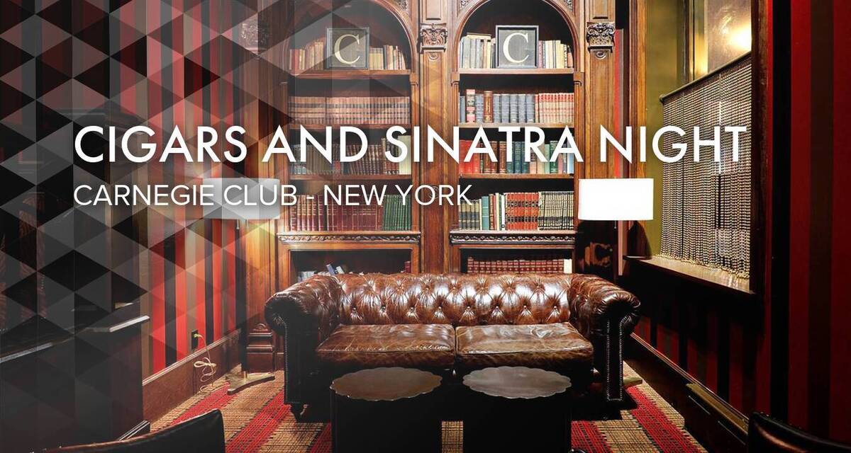 Cigars and Sinatra Night at Carnegie Club