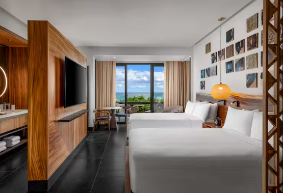 Ocean View Guestroom with 2 Queen Beds