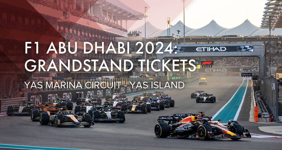 F1 Abu Dhabi: Grandstand Tickets