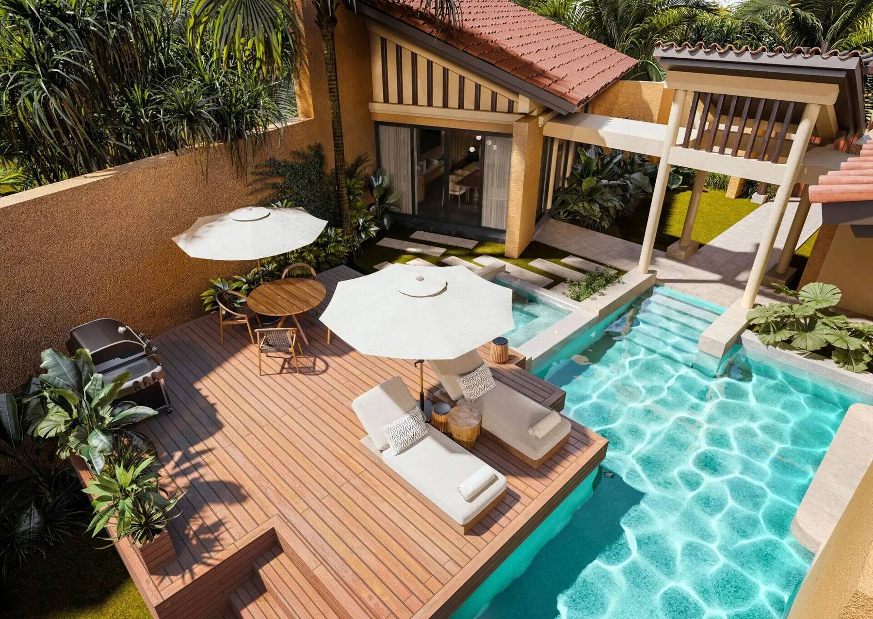 Deluxe Pool Villa with Living Room