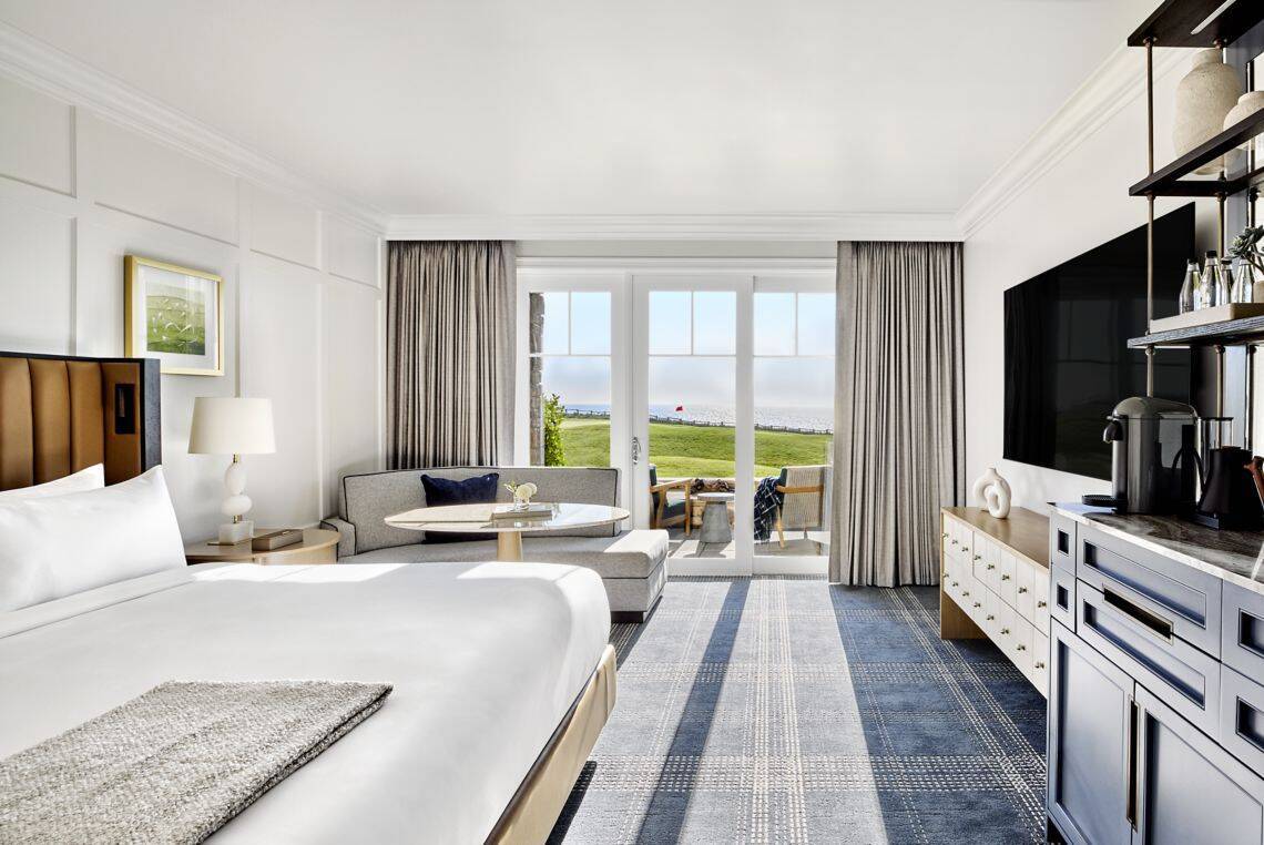 Ocean Terrace Fire Pit  Guest Room