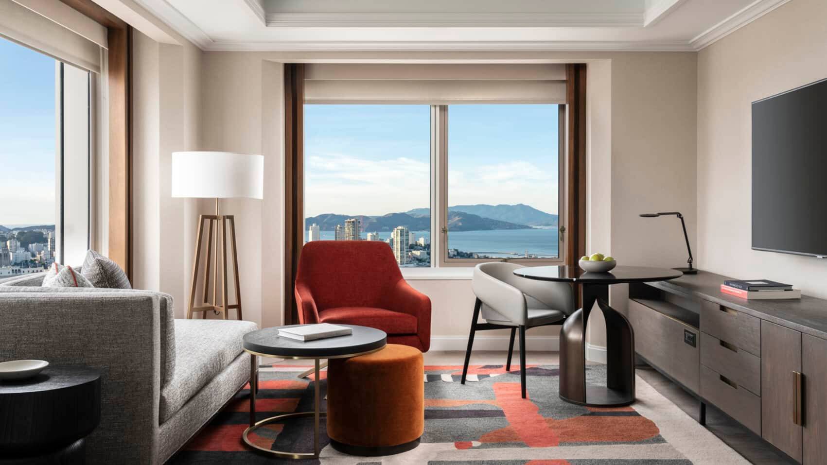 Golden Gate-View Mobility- and Hearing-Accessible Corner Suite