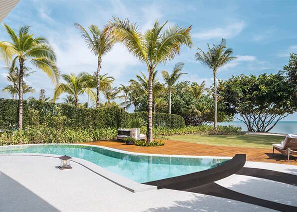 Two Bedroom Beachfront Pool Villa