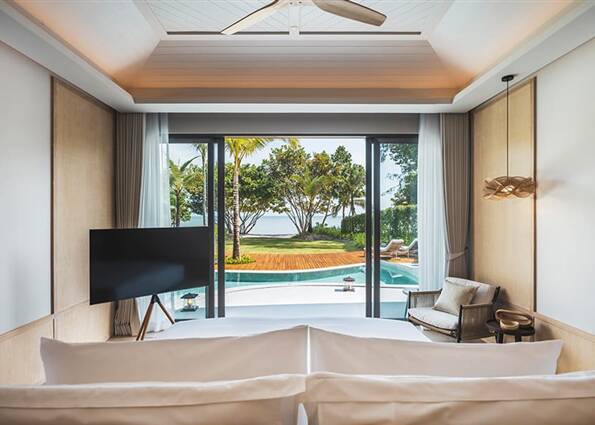 Two Bedroom Beachfront Pool Villa