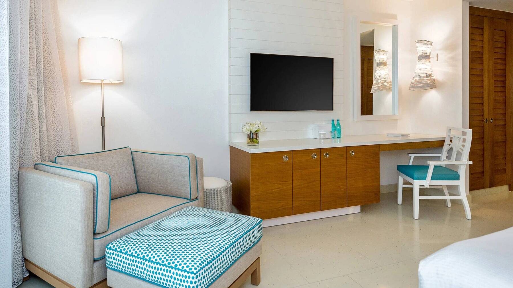 One King Bed with Ocean View Balcony