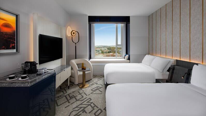 High Floor Superior Two Queen City View 