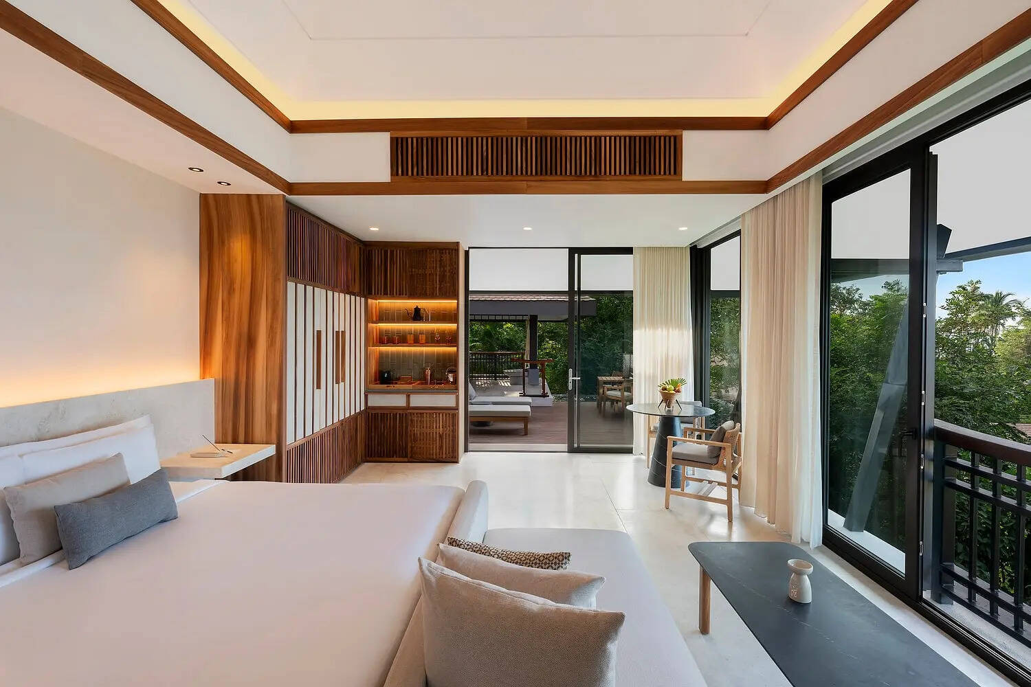 Ocean View Two-Bedroom Family Pool Villa - King + Twin