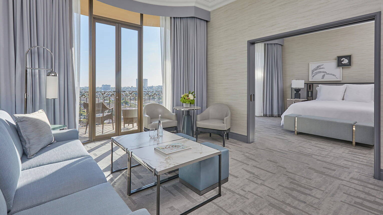 One-Bedroom Beverly Suite with Balcony