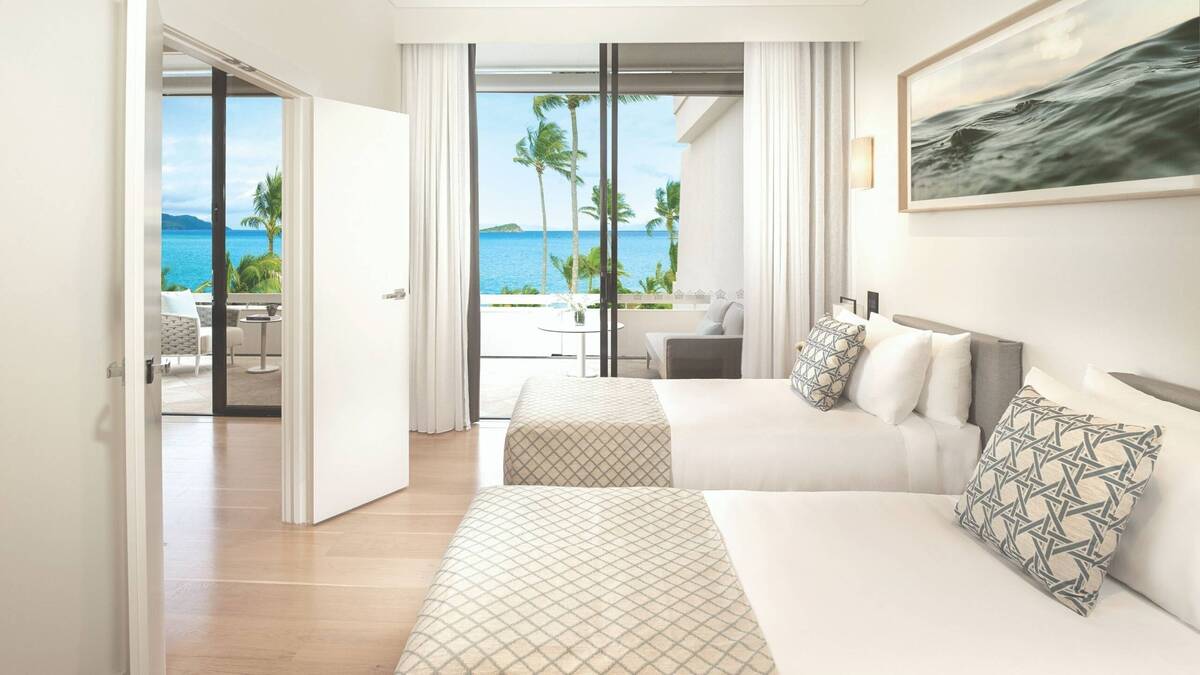 TWO SINGLE PREMIUM LAGOON OCEAN VIEW ROOM