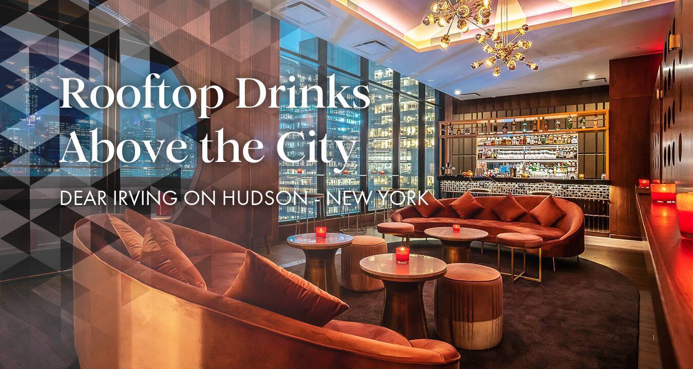 Rooftop Drinks Above the City