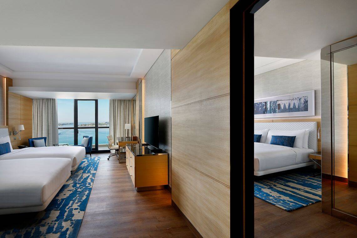 Palm Sea View Family Room 