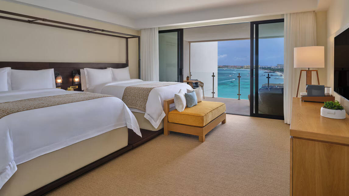 DELUXE OCEAN VIEW TWO QUEEN BALCONY