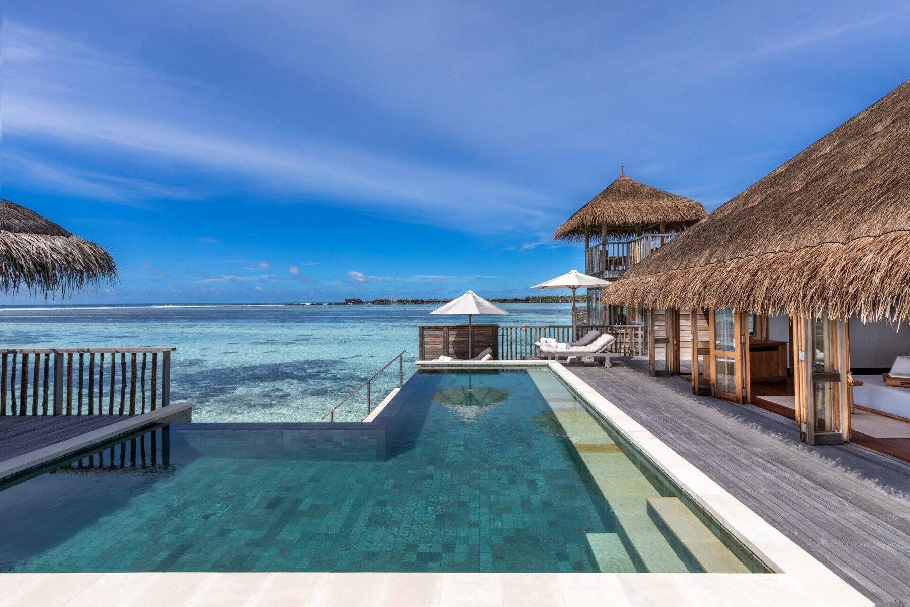 Two Bedroom Overwater Family Villa with Pool 