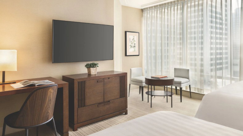 TWO DOUBLE BEDS CITY VIEW