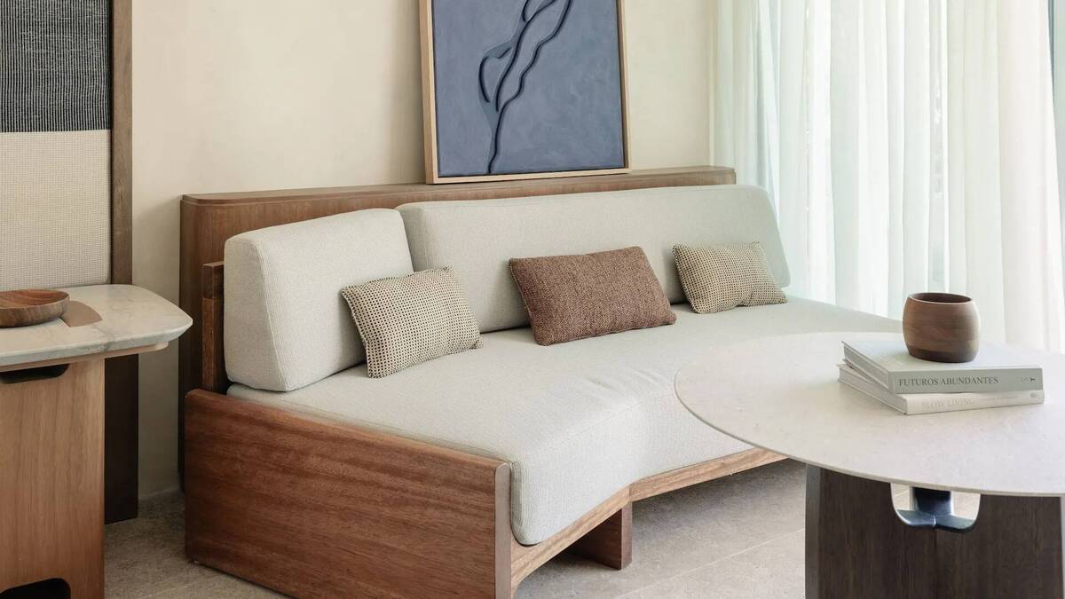 TWO DOUBLE BEDS