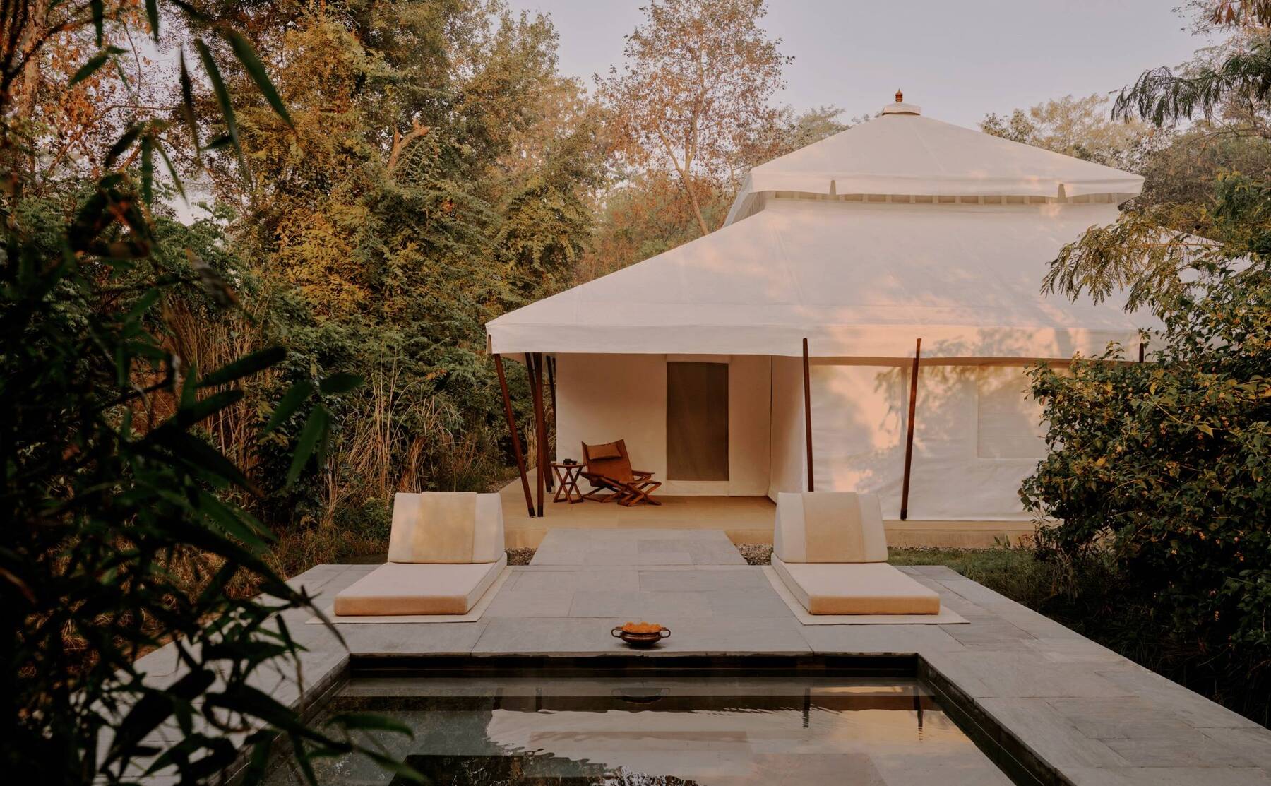 Tented Pool Pavilion 