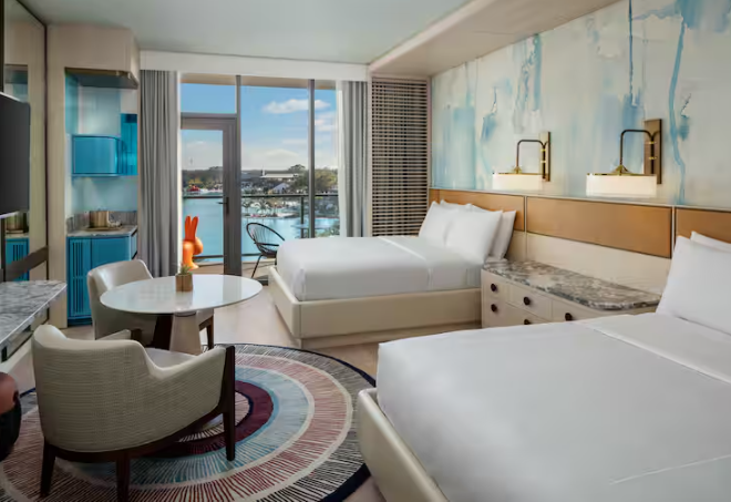 CONRAD THREE BEDROOM SUITE TWO KING TWO QUEEN BEDS