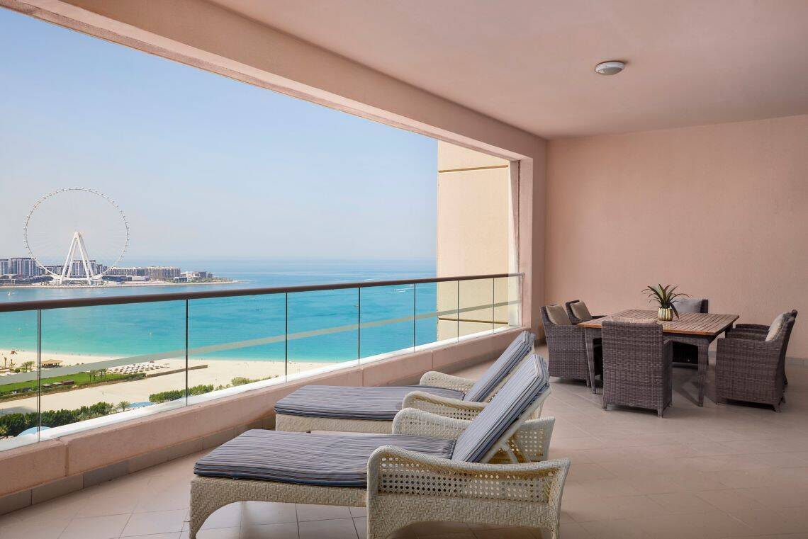 Royal Suite, Three Bedroom, Balcony