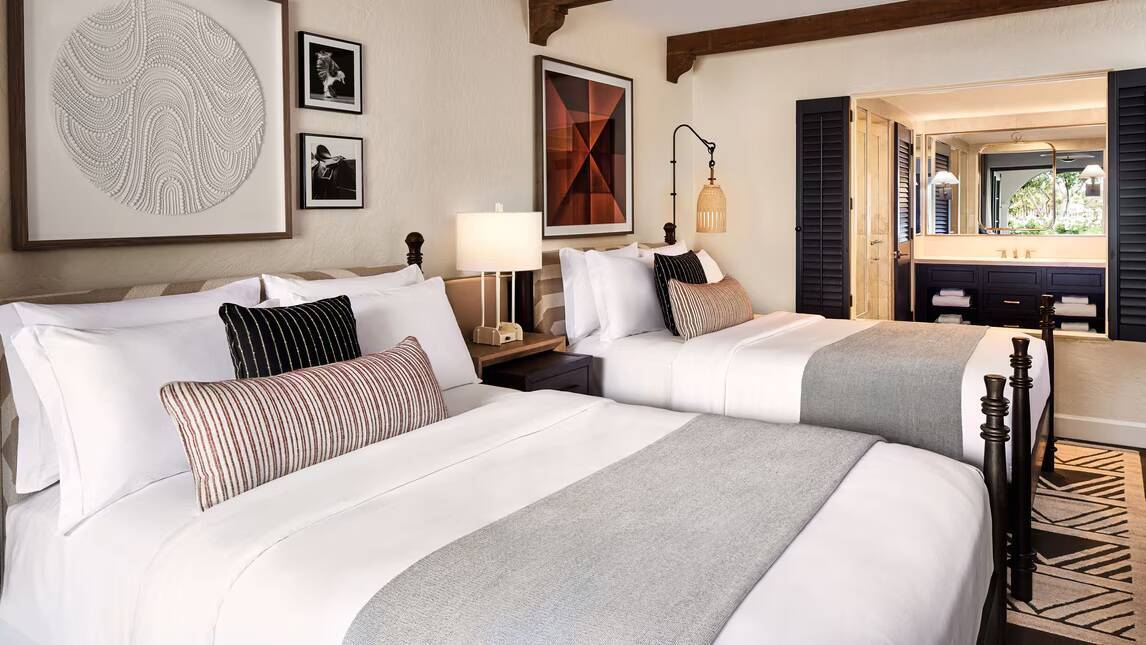 Pool View Guest Room Guest Room Two Queen Pool View Balcony