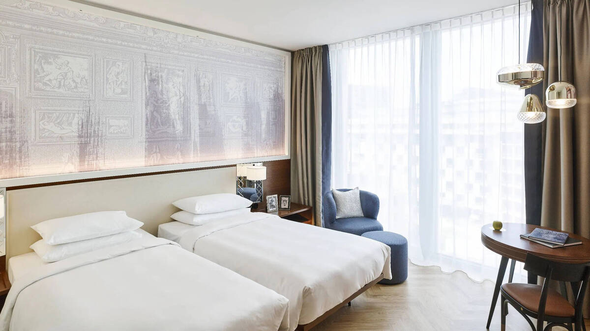 Two Twin Beds View Room
