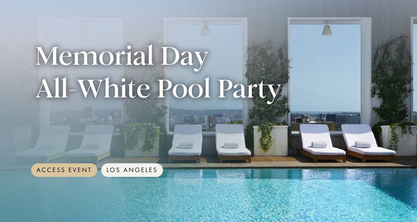Memorial Day All White Pool Party at White Rabbit Sky Lounge