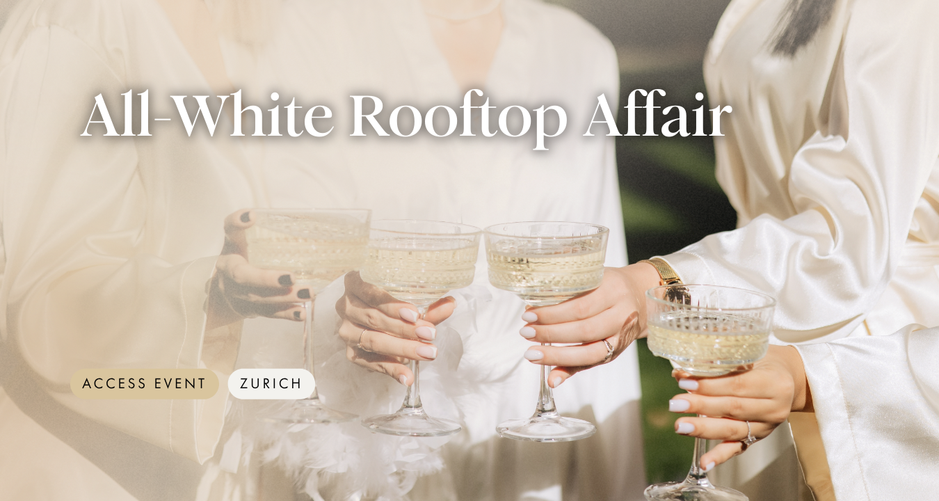 All-White Rooftop Affair