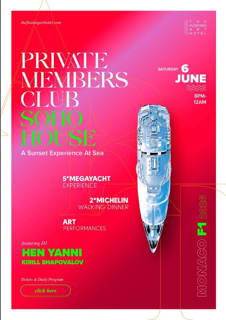 The Floating Art Hotel Launch