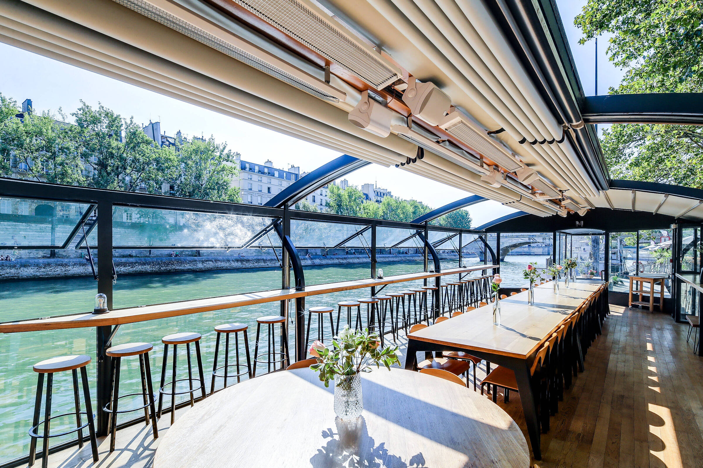 Sunset Aperitivo on the Seine