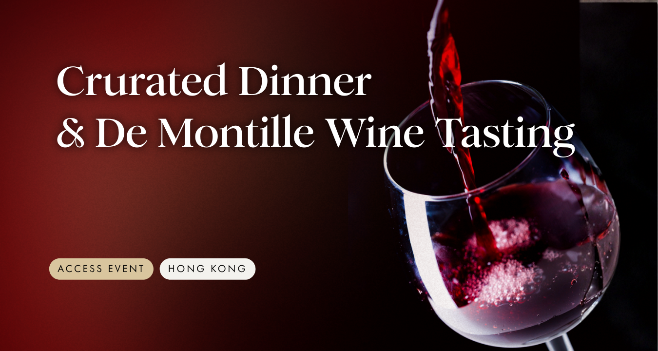 Crurated De Montille Dinner at Whale Club Hong Kong
