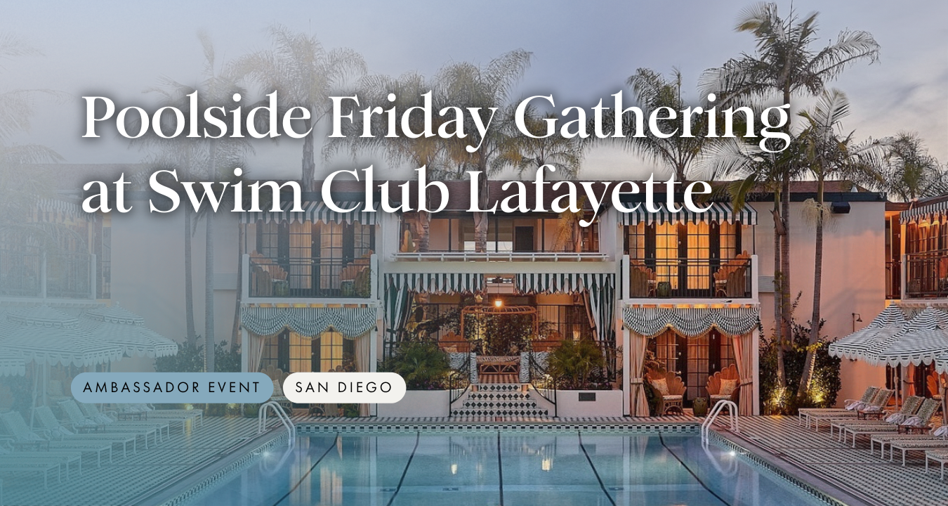 Poolside Friday Gathering at Swim Club Lafayette