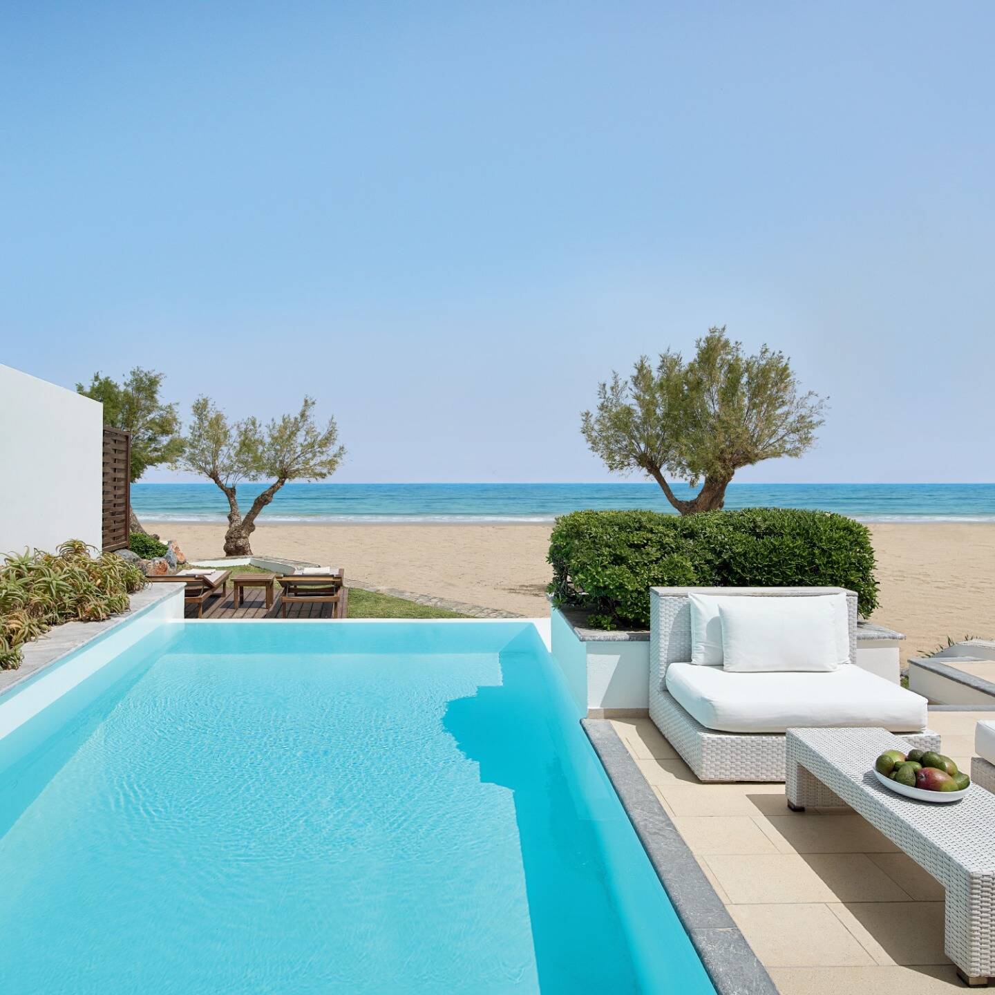 TWO BEDROOM VILLA BEACHFRONT WITH PRIVATE POOL